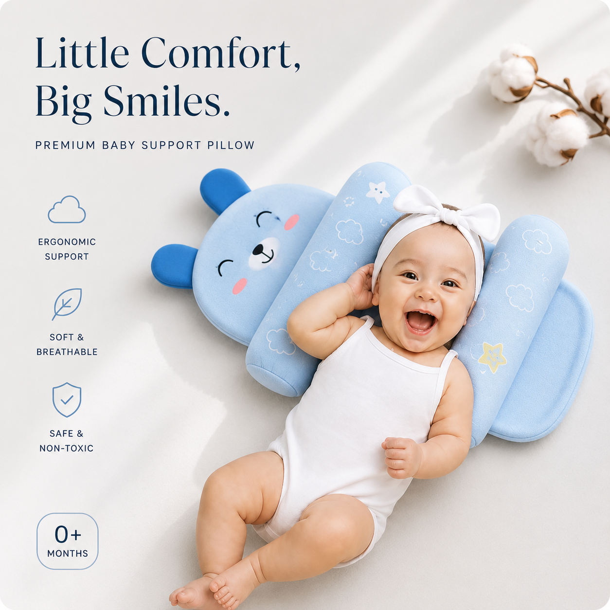 Baby Shaping Head Support Pillow
