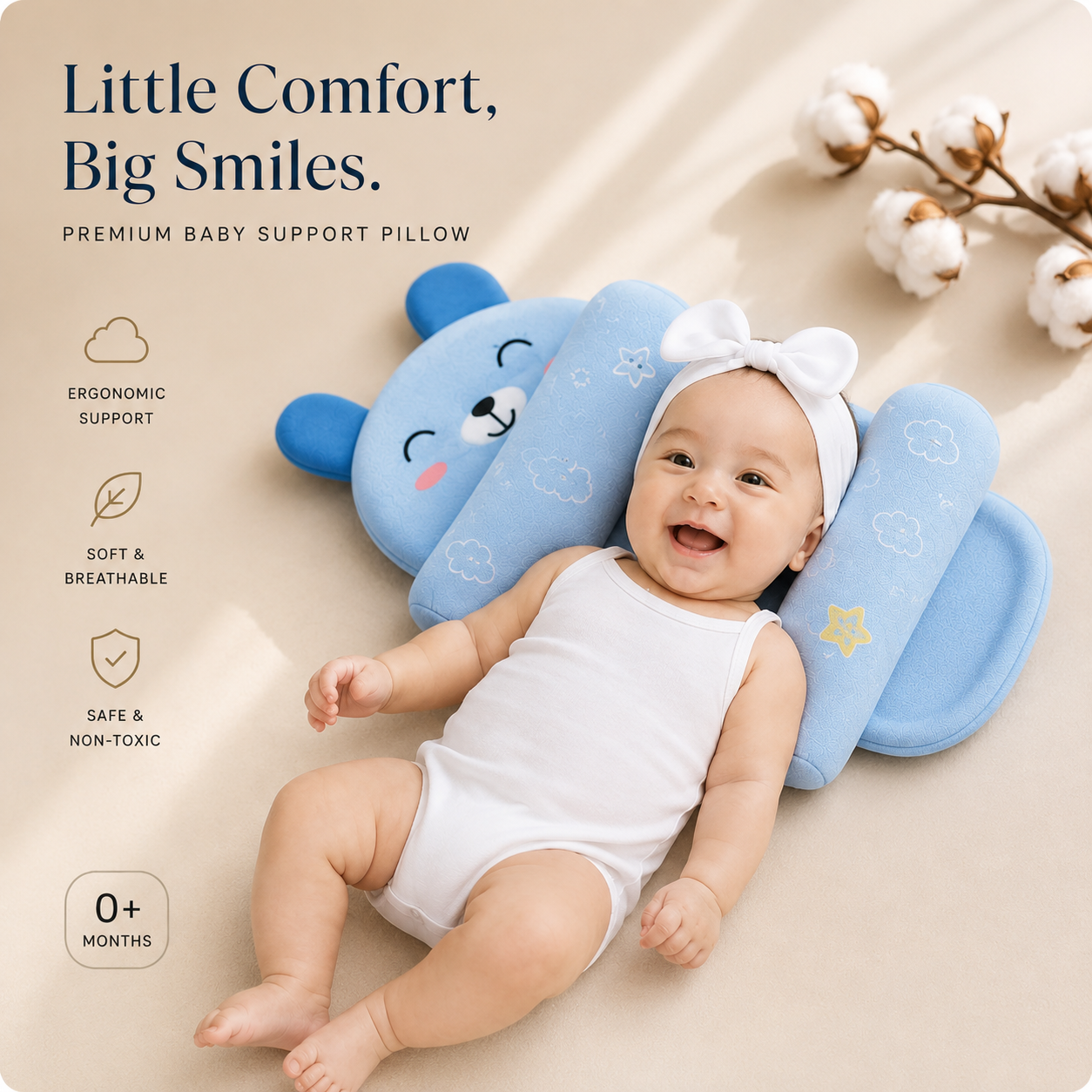 Baby Shaping Head Support Pillow