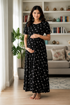 Premium Cotton Zipless Maternity & Feeding Nighty