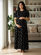 Premium Cotton Zipless Maternity & Feeding Nighty