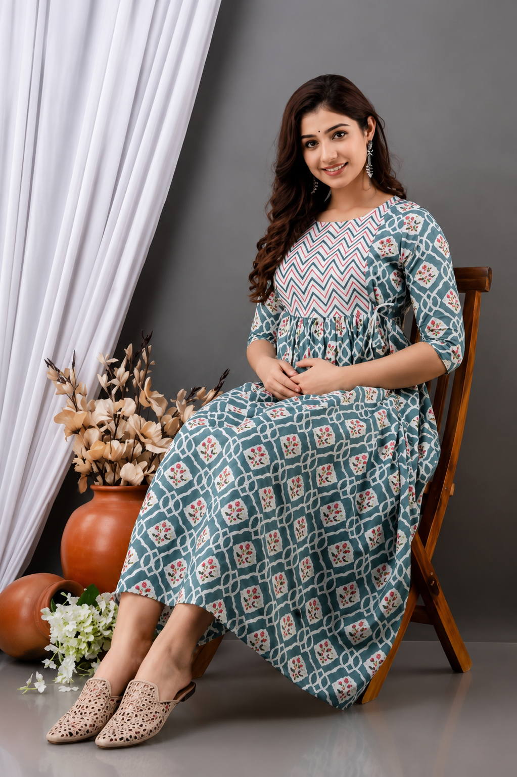 Premium Cotton Feeding & Maternity Kurti for Women