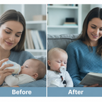 Hands-Free Feeding Bottle
