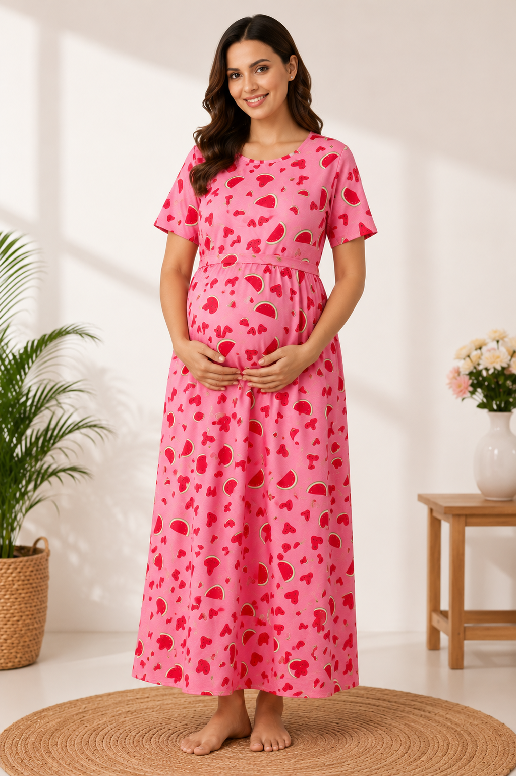 Premium Zipless Maternity & Feeding Dress