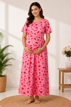Premium Zipless Maternity & Feeding Dress