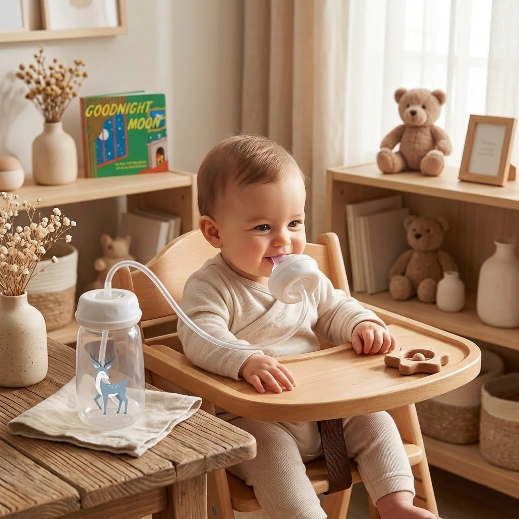 Hands-Free Feeding Bottle